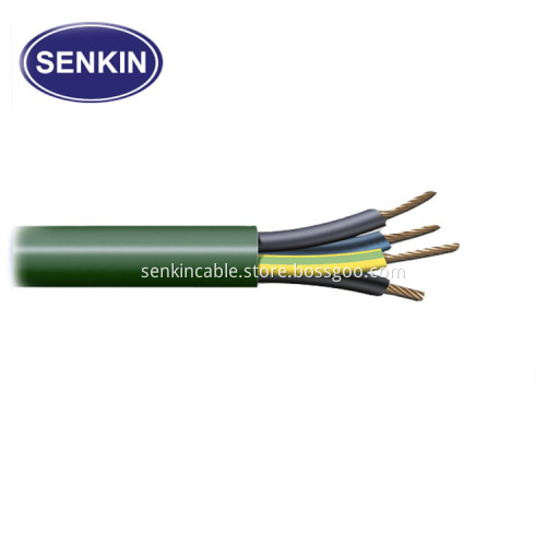 Halogen-Free Tinsel Wire TPE Coiled Electrical Cable
